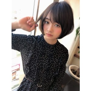 襟足すっきりフェミショート【ラベンダーグレー】U-277