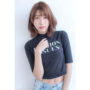 黄金比率のひし形ロブ【チャコールベージュ】U-113