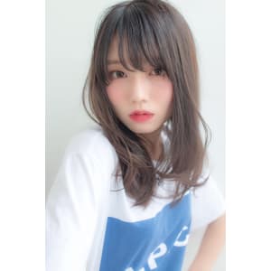 女子アナ風清楚セミディ【シナモンブランジュ】U-316