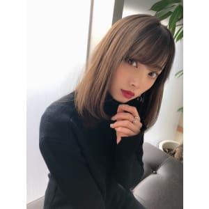 女子アナ風清楚セミディ【シナモンブランジュ】U-310