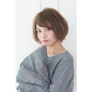 簡単スタイリングボブ【ラベンダーグレー】U-306