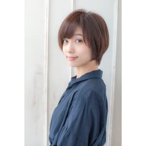 小顔ナチュラルショート【ラベンダーアッシュ】U-190