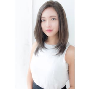 ハイ透明感大人ミディ【シトラスグレージュ】U-191