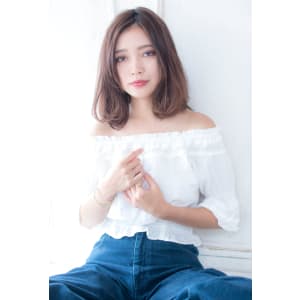 ゆるふわ大人ミディ　【ラベンダーベージュ】U-81