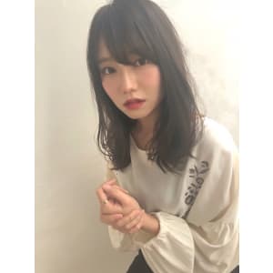 女子アナ風ラフセミディ【シナモングレージュ】U-221