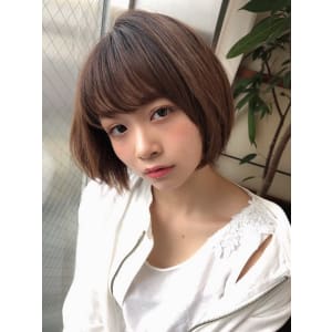 小顔抜け感ボブ【ラベンダーアッシュ】U-260