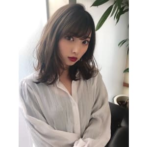 女子アナ風清楚セミディ【シナモンブランジュ】