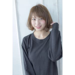 小顔フェミニンショート【シトラスアッシュ】U-189