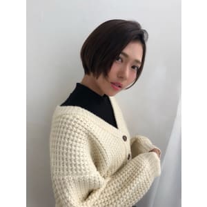 襟足すっきりハンサムショート【ラベンダーグレー】U-236