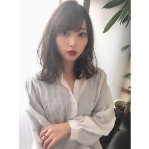 女子アナ風清楚セミディ【シナモンブランジュ】U-326