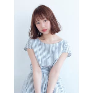 ラフウェーブボブ【シアーハートモーブ】U-47