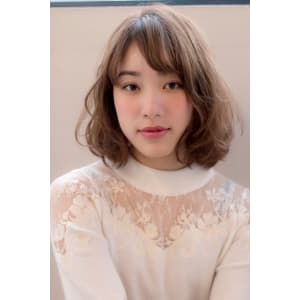 大人フェアリーボブ【ベルベットグレージュ】U-33