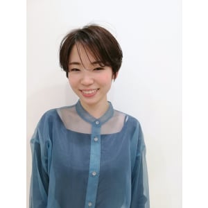 ナチュラルハンサムショート