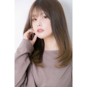 【Euphoria】ナチュラルストレート×シースルーバング