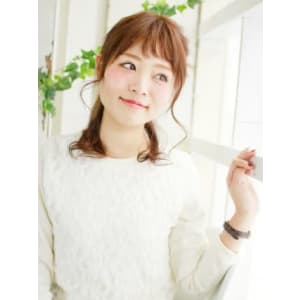 カジュアルスイートなアップスタイル