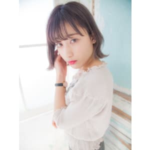 グラデーションカラー×外ハネボブ