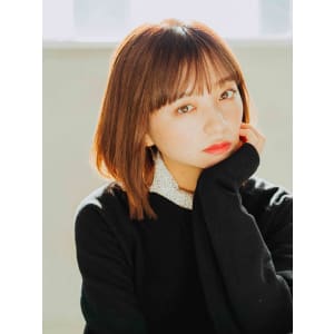 切りっぱなしナチュラルボブ - Hair.& Spa Ingrove 千葉ニュータウン店【イングローブ】掲載中