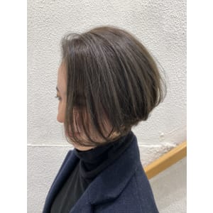ハイライトで赤みを消したくすみ系カラー - Ash 元住吉店【アッシュモトスミヨシテン】掲載中