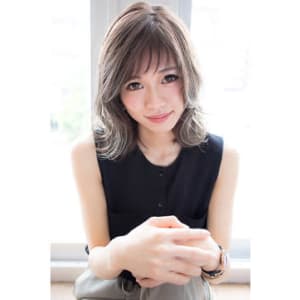 【EIGHT渋谷本店】くびれミディ×モーブカラー×ハニーヘア