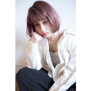 【EIGHT 】ミニボブ★ラベンダーピンク