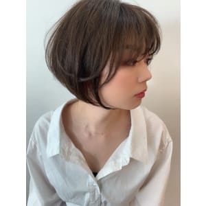 春っぽくふんわりしたボブ