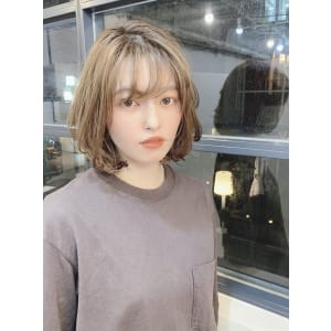 【重山】小顔ひし形うすめ前髪レイヤーボブ♪