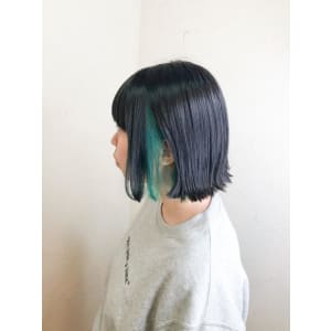 【reir下北沢】*インナーカラーエメラルドグリーン*