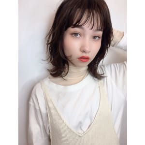 大人モテレイヤーウルフカット