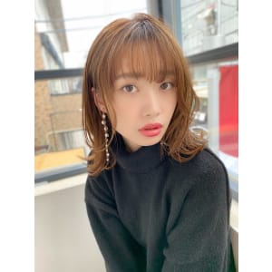 【アフロート添田】大人可愛い外ハネボブ ネオウルフ