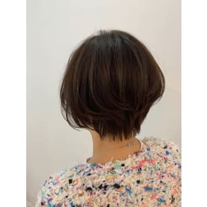 大人グラデーションボブ