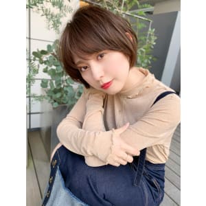【アフロート添田】大人可愛いショート小顔レイヤーアッシュ