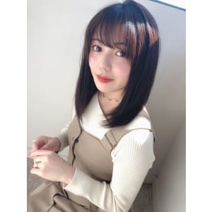 女子アナ風清楚ミディ