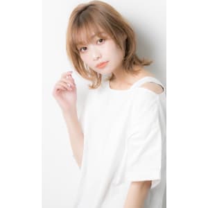 【Euphoria】外ハネボブアッシュブラウン ネオウルフ　