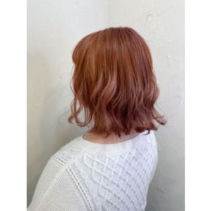 【reir下北沢】*ウォーターホールボブ+サーモンオレンジ*