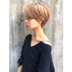 【reir下北沢】*マニッシュショート+ミルクティーベージュ