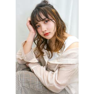cropes辻堂 谷川　カジュアルハーフアップ団子