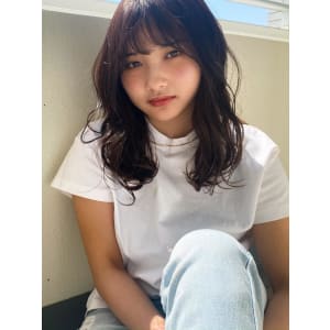cropes辻堂 谷川　柔らかベージュ×ミディアムスタイル