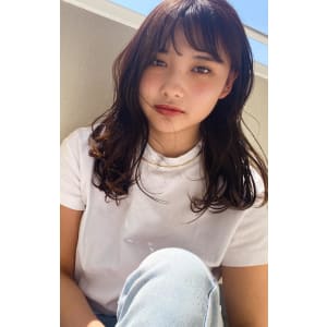 cropes辻堂 谷川　柔らかベージュ×ミディアムスタイル