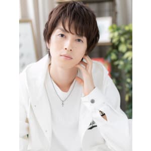 ラフさと重さを演出★束感メンズショート　毛先パーマ
