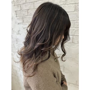 ハイライトグラデーションことりベージュブランジュ6090