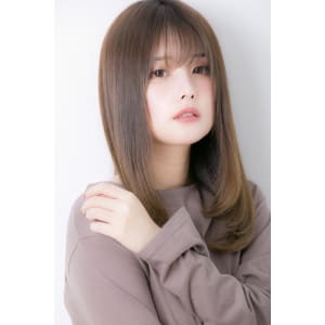 【Euphoria】ナチュラルストレート×シースルーバング