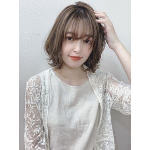 アンニュイ外ハネひし形ボブ♪