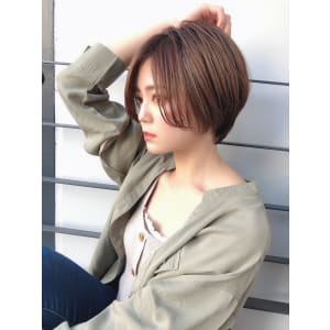 襟足すっきりハンサムショート