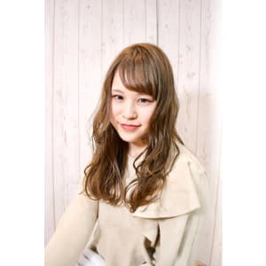 ロング×シア―グレージュ