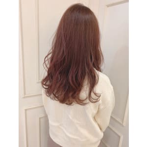 【crop es辻堂　藤田沙織】ピンクベージュカラー