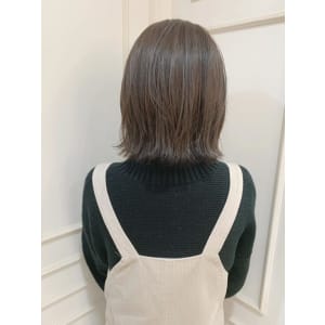 【crop es辻堂　藤田沙織】グレージュ外ハネボブ