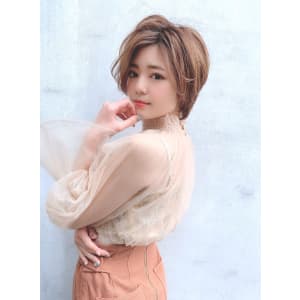 【重山】耳掛けハンサム小顔大人ショート