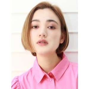 大人可愛い前下がりショートボブ - HAIR & MAKE EARTH 五反田店【ヘアメイクアース ゴタンダテン】掲載中