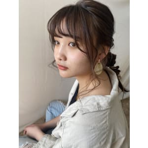 cropes辻堂 谷川　ベージュカラー×ヘアアレンジ