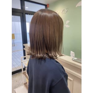 cropes辻堂　谷川　ハイライト×ベージュカラー